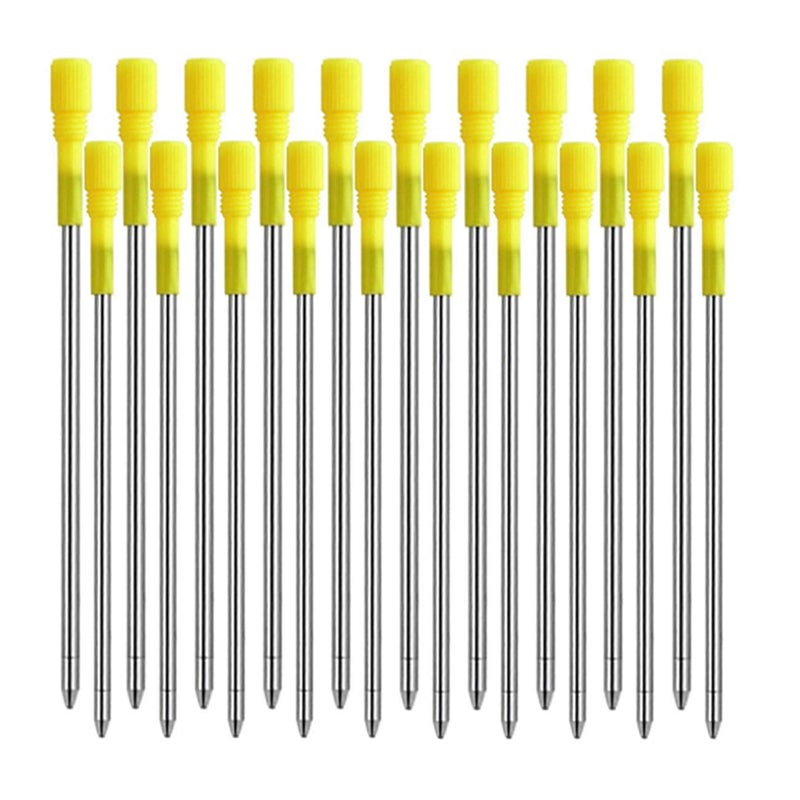 PASISIBICK 3.2 in Black Ink Ballpoint Pen Refills for Metal Diamond Pen(Pack of 20) - Image 1
